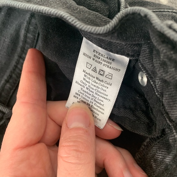 High waist cheeky ankle Everlane jeans - Picture 3 of 3